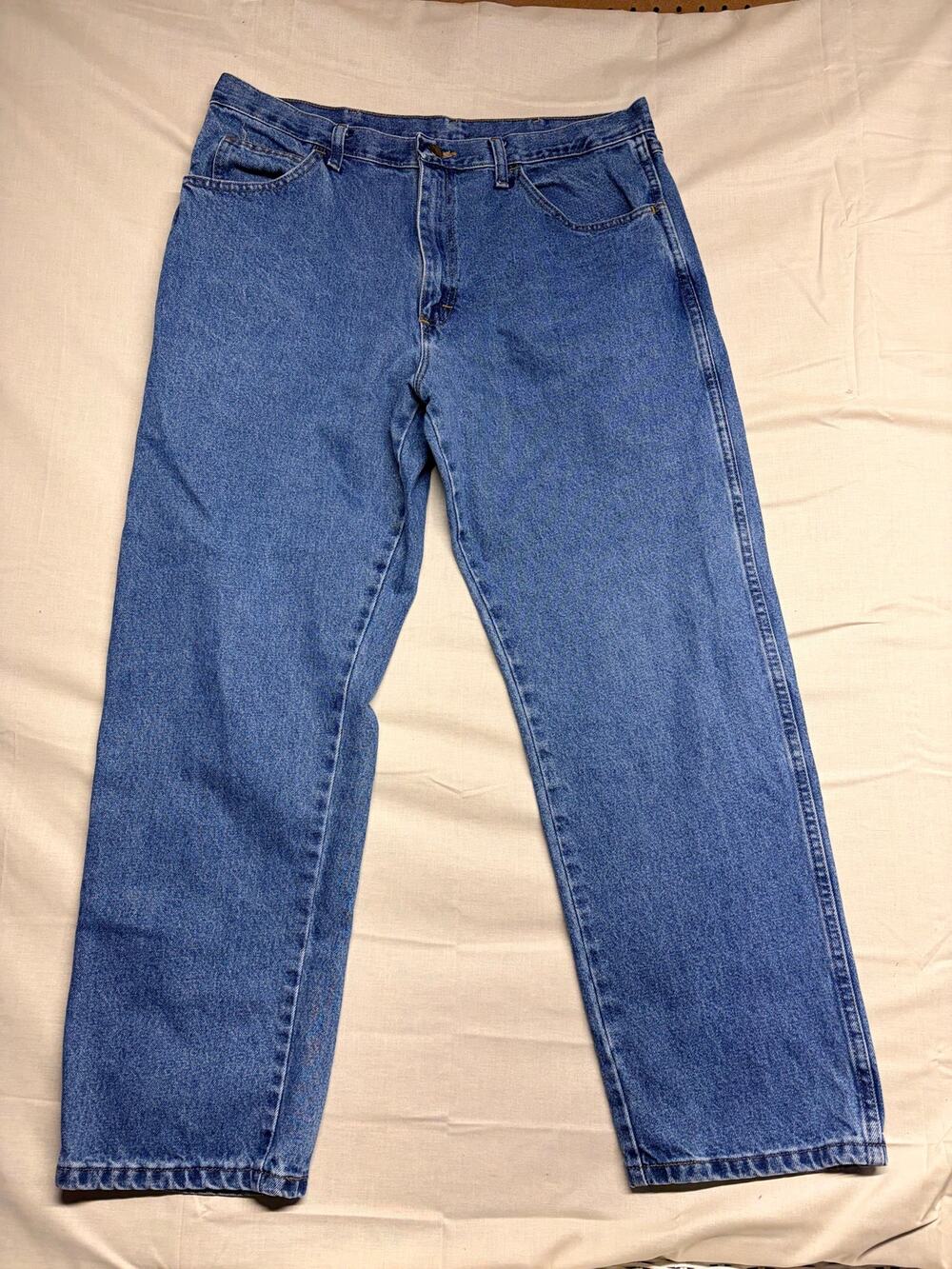 Rustler brand men’s denim jeans size 36 x 30 work utility pants